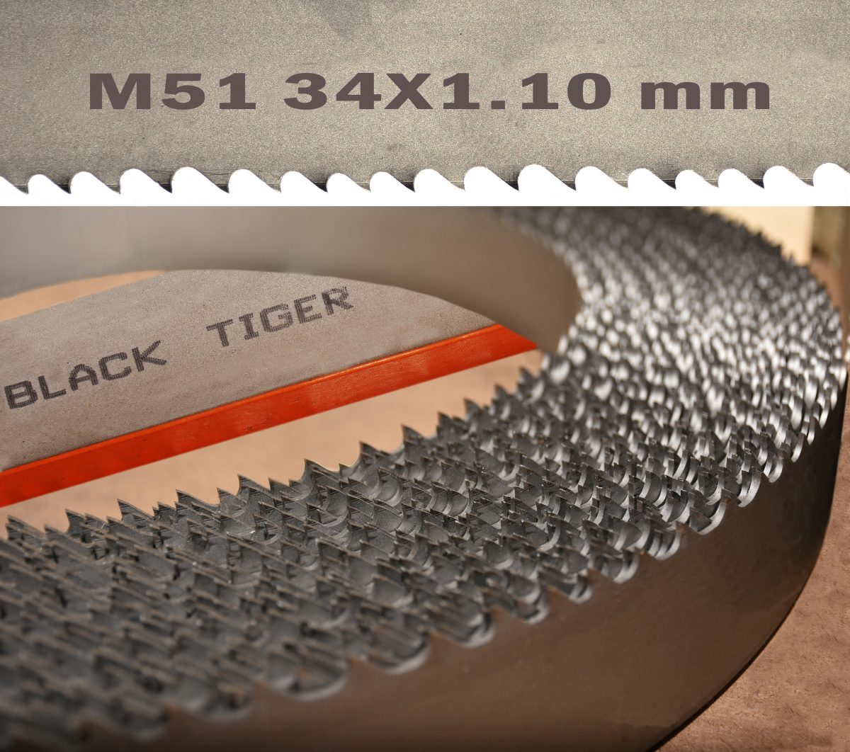 BLACK TIGER Bi Metal Durocut M51 34X11